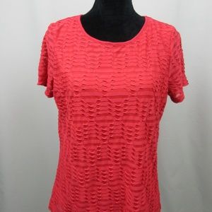 Calvin Klein Coral Top Lined Size Large